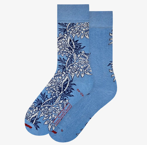 William Morris Tulip and Willow Socks