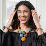 Kantha Sprinkled Chains Bracelet