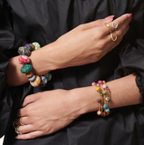 Kantha Sprinkled Chains Bracelet