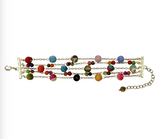 Kantha Sprinkled Chains Bracelet