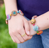 Kantha Threadburst Bracelet