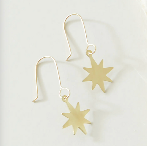 Starburst Star Earrings