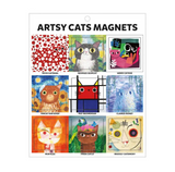 Artsy Cats Magnet Set
