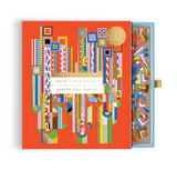 Frank Lloyd Wright Saguaro Cactus & Forms 750 Piece Shaped Foil Puzzle