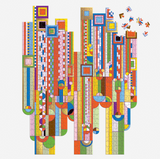 Frank Lloyd Wright Saguaro Cactus & Forms 750 Piece Shaped Foil Puzzle