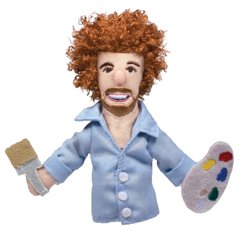Bob Ross Finger Puppet
