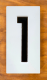 3x6 FLW House Number Ceramic Tiles