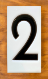 3x6 FLW House Number Ceramic Tiles