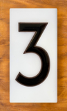 3x6 FLW House Number Ceramic Tiles