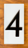 3x6 FLW House Number Ceramic Tiles