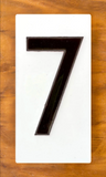 3x6 FLW House Number Ceramic Tiles