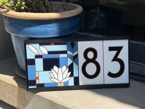 Metal House Number Frames