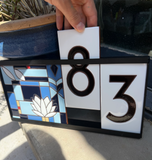 Metal House Number Frames