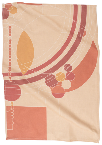 FLW March Balloons 2 Printed Tea Towel