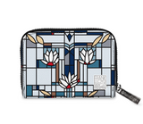 FLW Waterlilies RFID Zipper Wallet