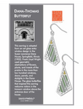 FLW Dana Thomas Butterfly Earrings