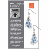FLW Dana Thomas Butterfly Earrings