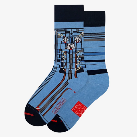 Waterlilies Art Glass Socks