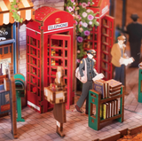 DIY Miniature House Book Nook Kit - 84 Charing Cross Road