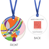 FLW March Balloons Keepsake Ornament