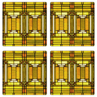 Oak Park Skylight Coaster Set