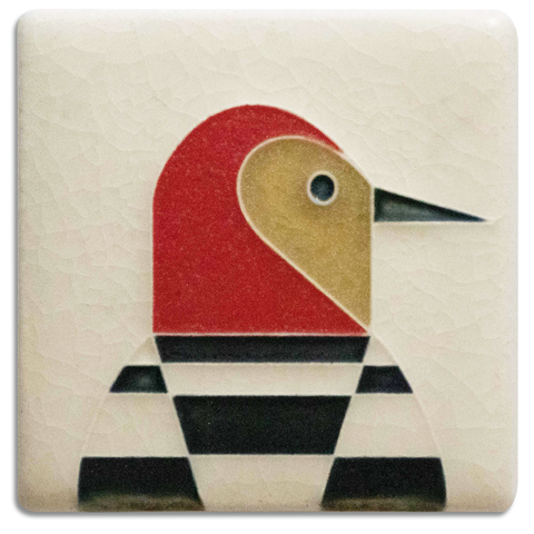 3x3 Woodpecker Art Tile