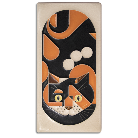 4x8 Calico Cat Art Tile