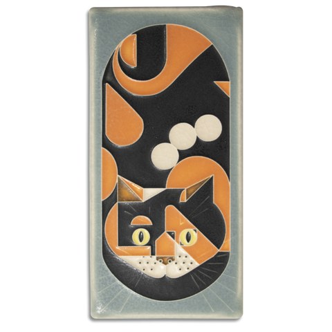 4x8 Calico Cat Art Tile