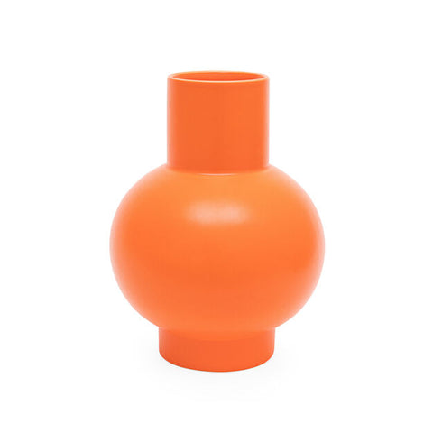 Small Raawii Strøm Vase, Vibrant Orange