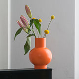 X-Large Raawii Strøm Vase, Vibrant Orange
