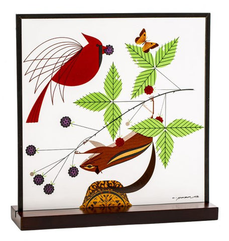 Charley Harper's "A Good World" Art Glass