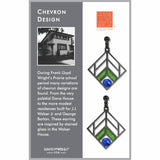 FLW Chevron Design Earrings