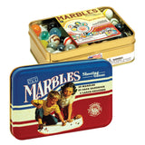 Marbles in a Classic Toy Tin