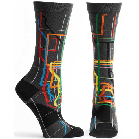 Vignelli Diagram Subway Women's Socks