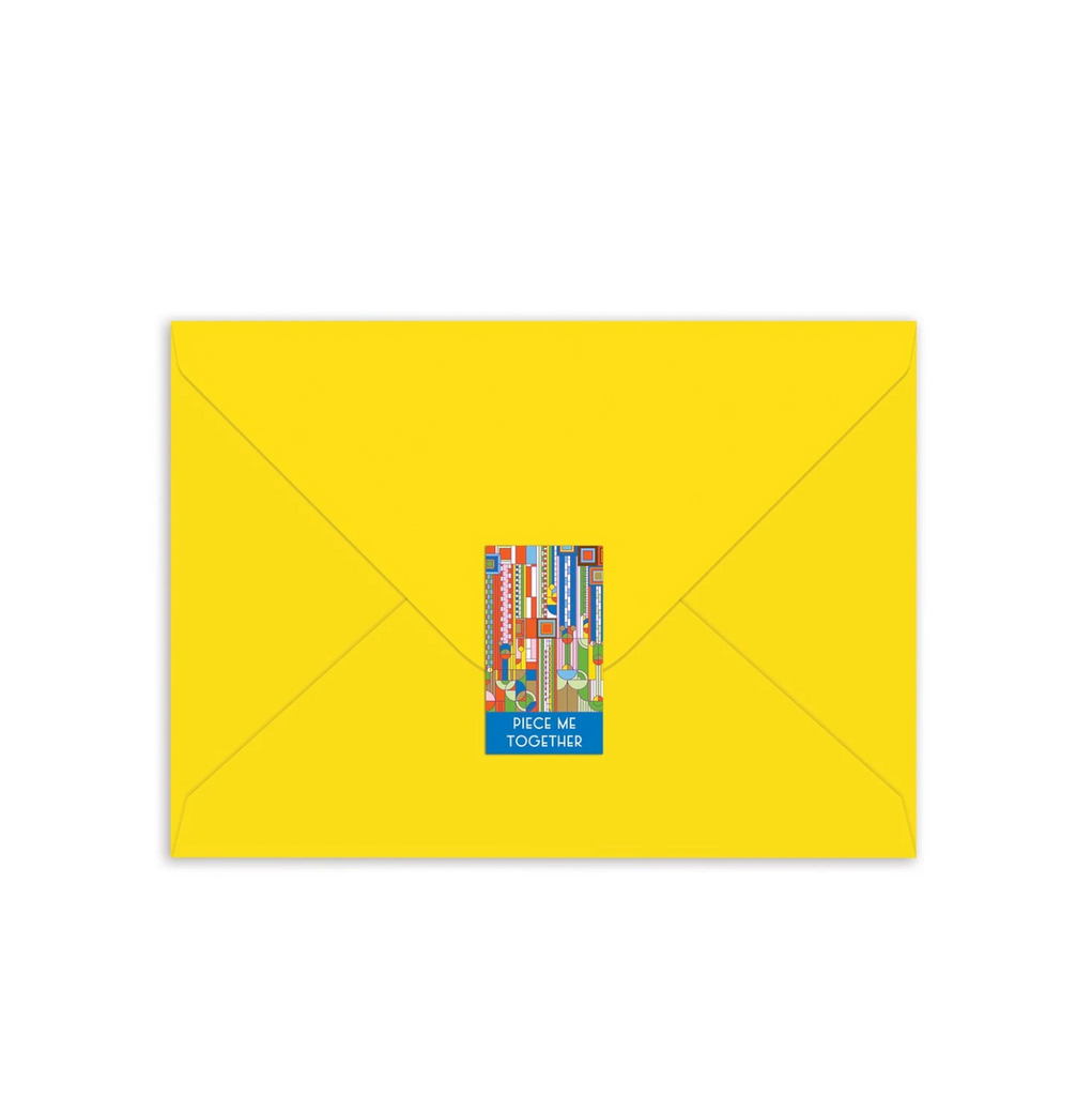 Frank Lloyd Wright Saguaro Forms &amp; Cactus Flowers Greeting Card Puzzle ...