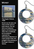 Claude Monet Doge's Palace Earrings