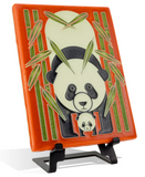 6x8 Panda Panda - Red