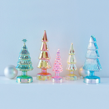 MoMA Colorful LED Lighted Trees - Set of 5