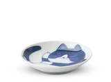 Blue Cats 3.75" Dish