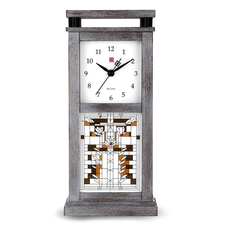 Waterlilies Mantel Clock