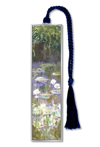 Monet Water Lilies Metal Bookmark