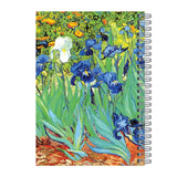 Van Gogh Irises Wire-O Journal